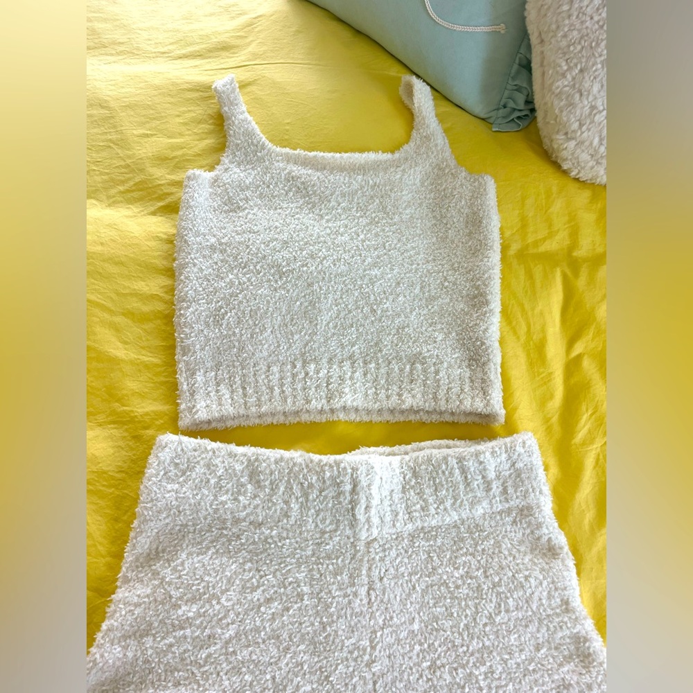 SKIMS Cream Cozy Pajama Set